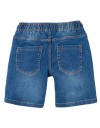 Παιδικό τζιν βερμούδα για αγόρι, μπλε, Slim Fit, 82% βαμβάκι, 17% πολυεστέρας, 1% ελαστάνη.
