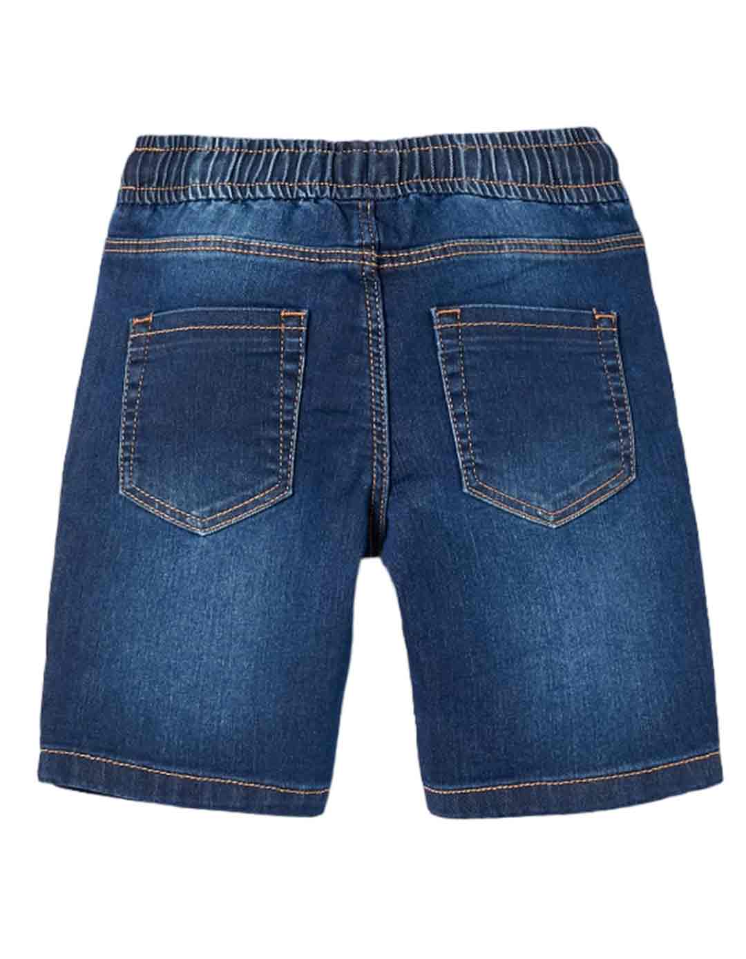 Παιδική βερμούδα τζιν για αγόρι, μπλε, Slim Fit, 98% βαμβάκι, 2% ελαστάνη.