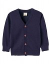 Πλεκτή ζακέτα για αγόρι, μπλε, Slim Fit, 70% βαμβάκι, 30% πολυαμίδιο.