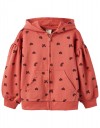 παιδική φούτερ ζακέτα  Zippy κορίτσι ροζ καρδιές