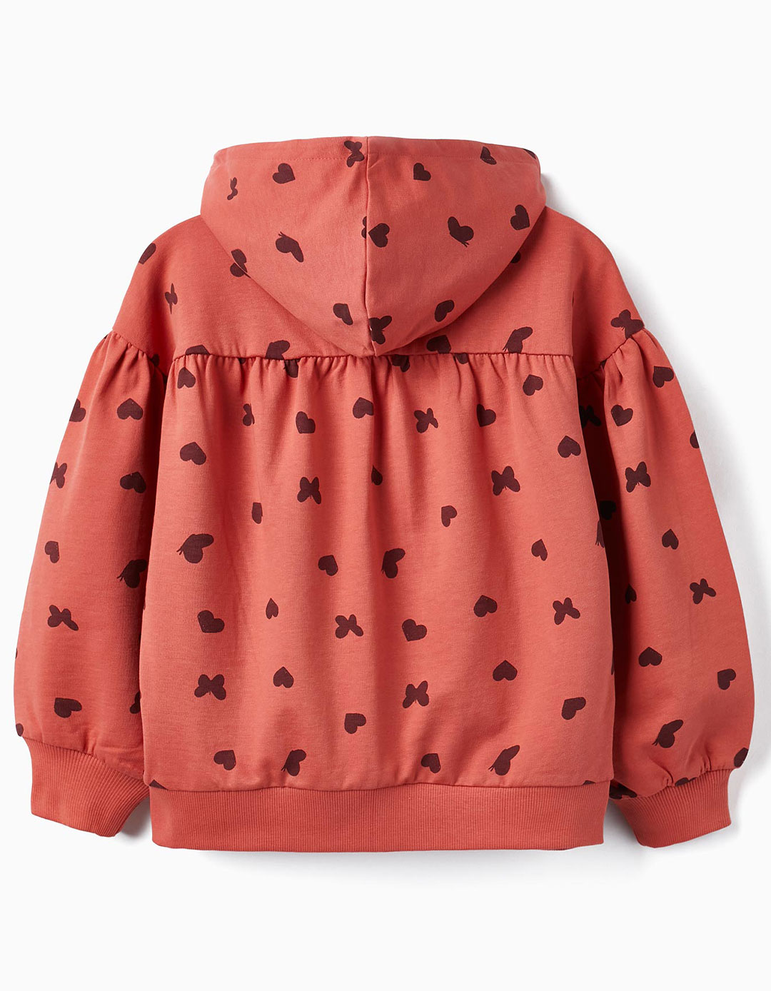 παιδική φούτερ ζακέτα  Zippy κορίτσι ροζ καρδιές