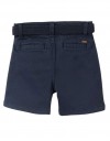 Βερμούδα σε μπλε σκούρο με ζώνη για αγόρια. Slim fit.