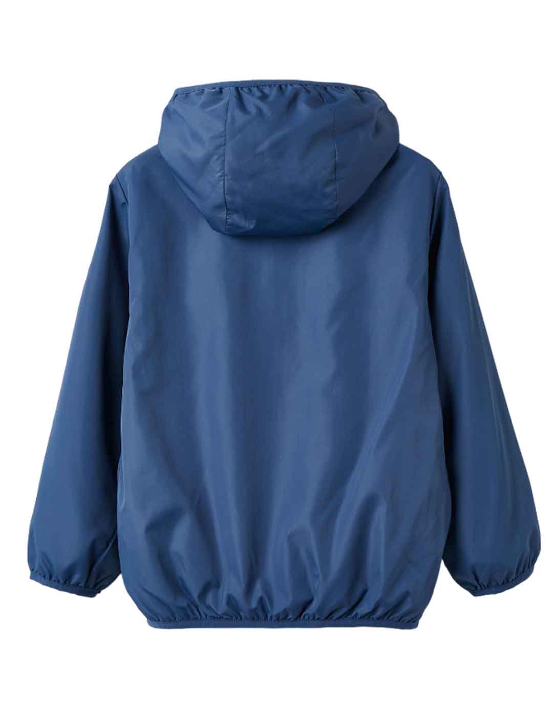  Παιδικό αντιανεμικό μπουφάν με κουκούλα για αγόρι, ρουά, Slim Fit, 100% πολυαμίδιο.