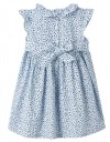 Παιδικό φόρεμα με βολάν, γαλάζιο, 100% βαμβάκι,Regular Fit . Παιδικό φόρεμα με βολάν, γαλάζιο, 100% βαμβάκι,Regular Fit .