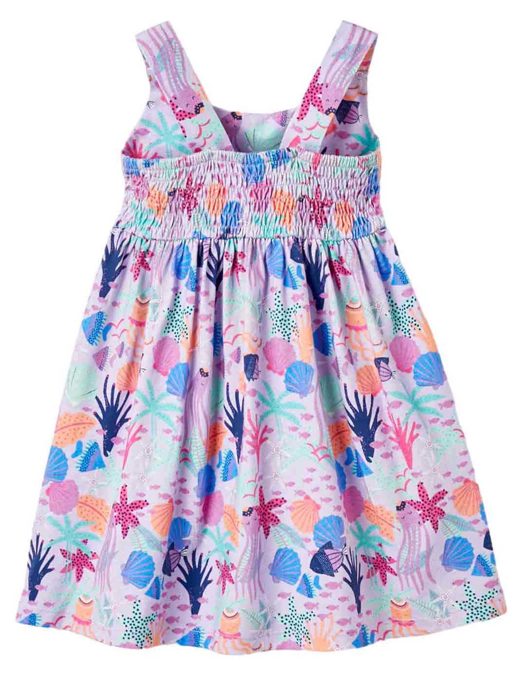 Παιδικό φόρεμα εμπριμέ και κορδέλα, λιλά , 100% βαμβάκι,Regular Fit . Παιδικό φόρεμα εμπριμέ και κορδέλα, λιλά , 100% βαμβάκι,Regular Fit .