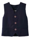 Παιδικό γιλέκο για αγόρι, μπλε, Slim Fit, 65% βαμβάκι, 35% πολυεστέρας.