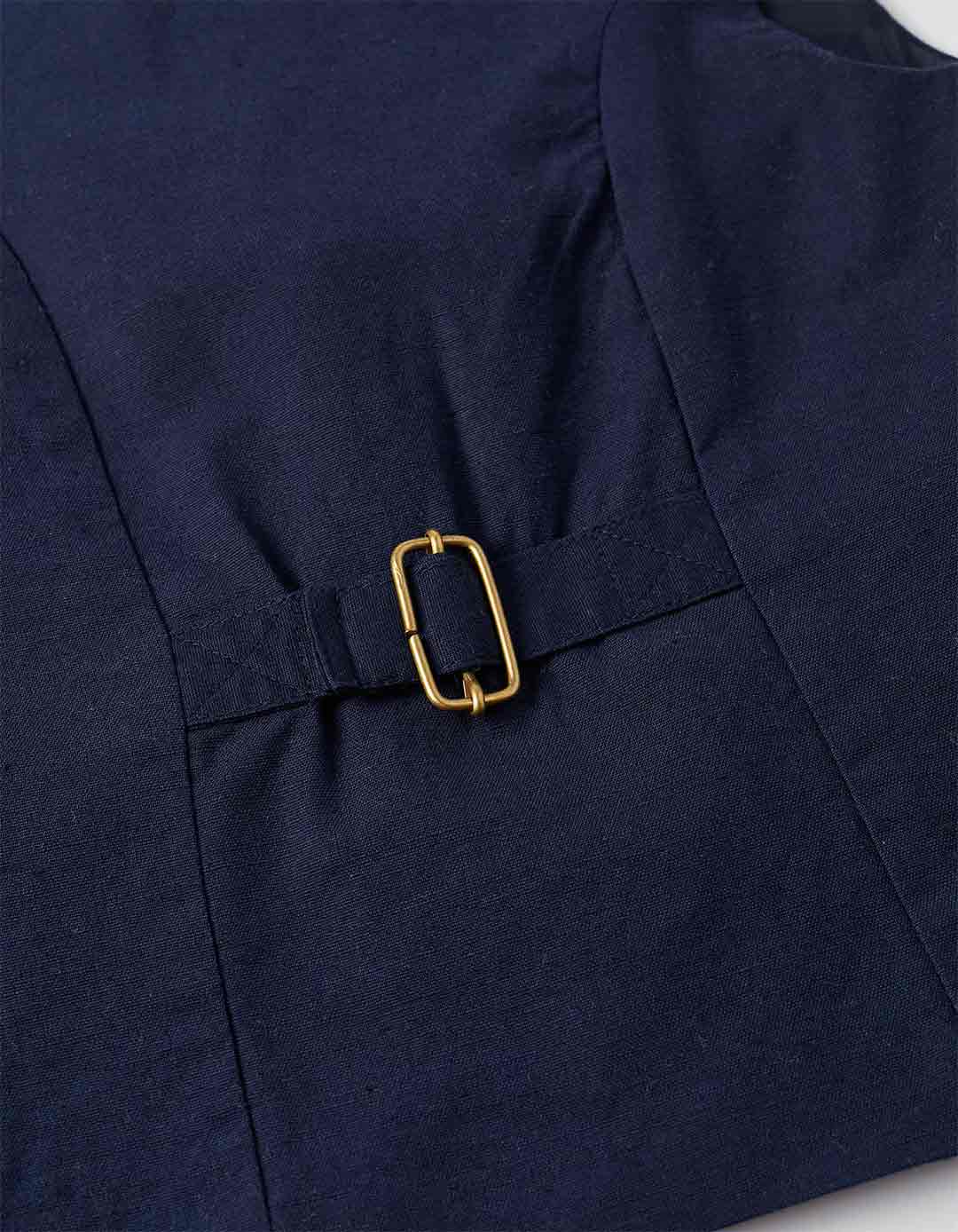 Παιδικό γιλέκο για αγόρι, μπλε, Slim Fit, 65% βαμβάκι, 35% πολυεστέρας.