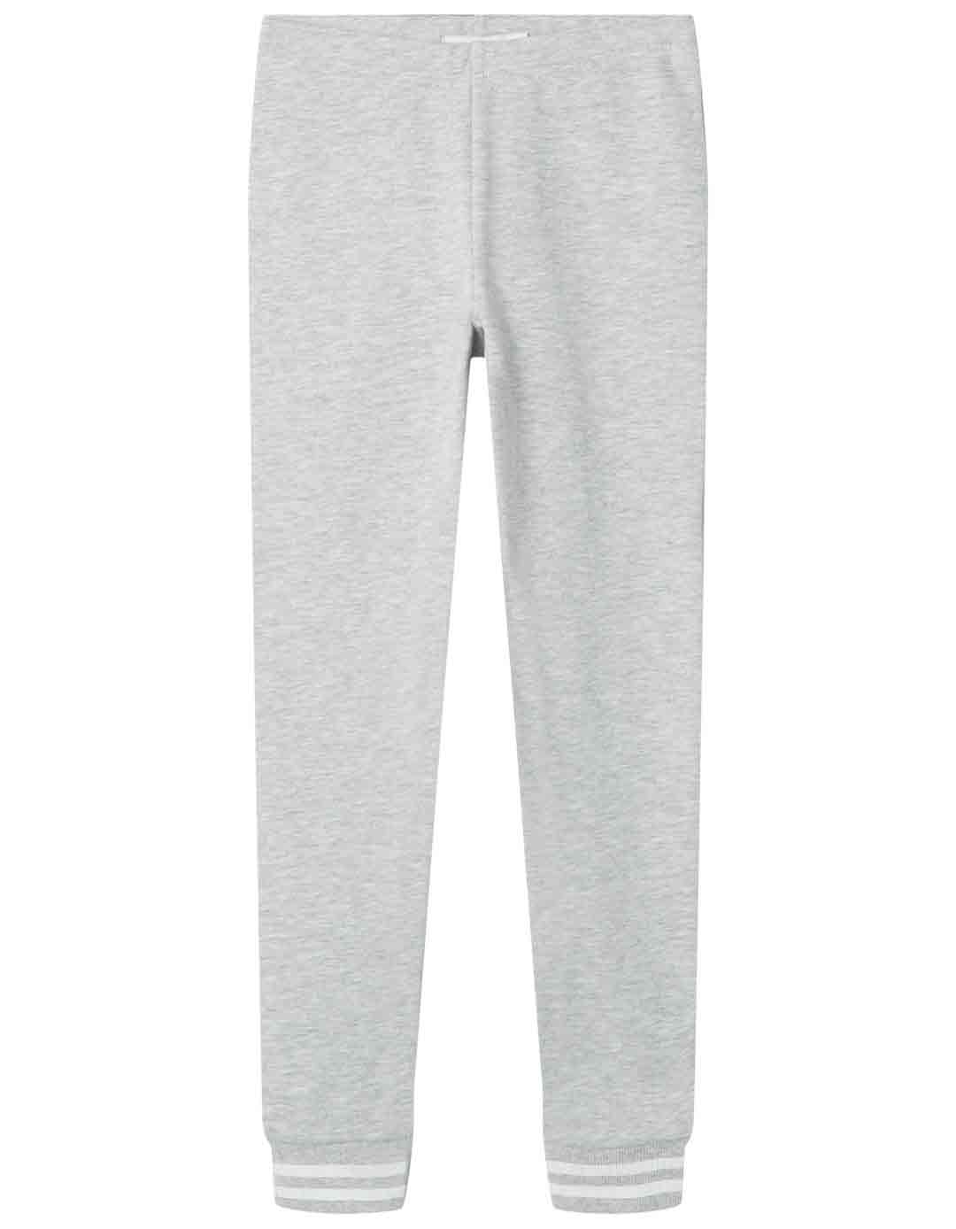 Κολάν Φούτερ Γκρι Κορίτσι Name It 8-14 Ετών  Regular Fit, 100% βαμβάκι.