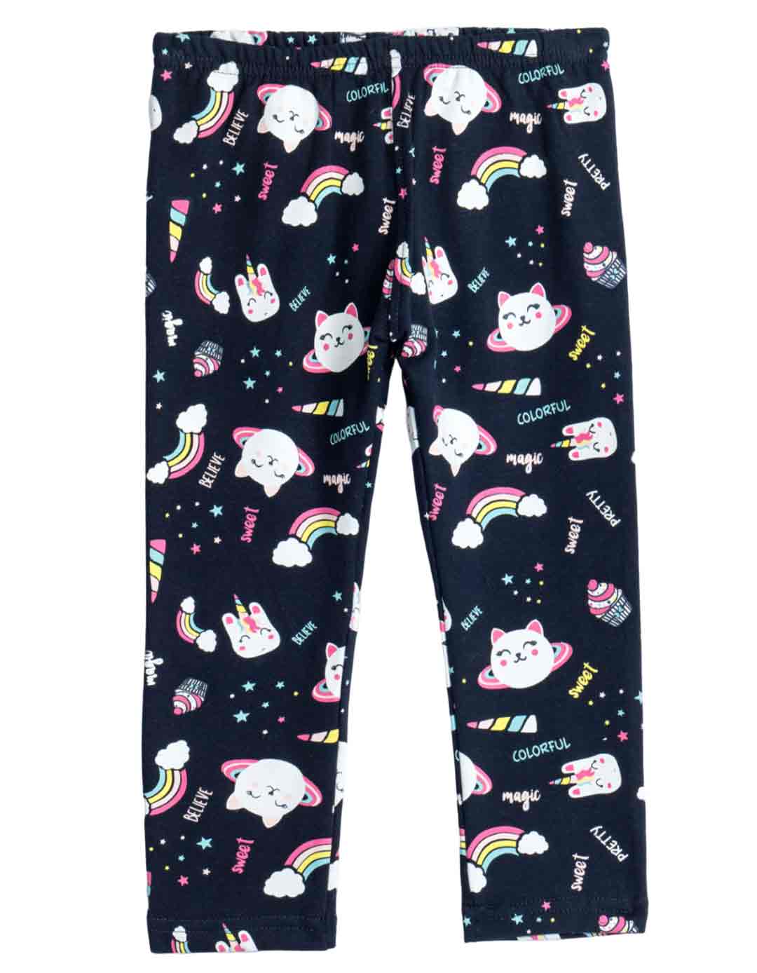 Παιδικό κολάν για κορίτσι, μπλε, Regular Fit, 95% βαμβάκι-5% ελαστίνη. Παιδικό κολάν για κορίτσι, μπλε, Regular Fit, 95% βαμβάκι-5% ελαστίνη.