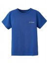 Παιδική κοντομάνική μπλούζα για αγόρι, slim fit, μπλε, 100% βαμβάκι. Παιδική κοντομάνική μπλούζα για αγόρι, slim fit, μπλε, 100% βαμβάκι.