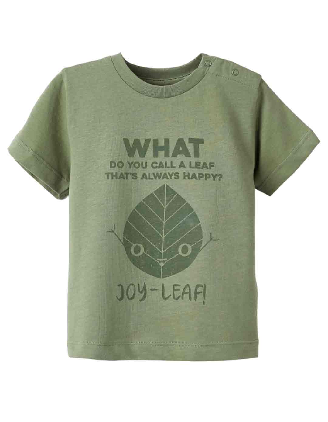 Παιδική μπλούζα για αγόρι, χακί, Slim Fit, 100% βαμβάκι.