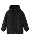 Παιδικό μαύρο μπουφάν πάρκα για αγόρι NAME IT χειμώνας 8 έως 14 ετών