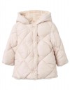Μπουφάν για κορίτσι με κουκούλα, μπεζ με επένδυση, Slim Fit, 100% πολυεστέρας. Μπουφάν για κορίτσι με κουκούλα, μπεζ με επένδυση, Slim Fit, 100% πολυεστέρας.