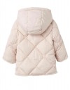 Μπουφάν για κορίτσι με κουκούλα, μπεζ με επένδυση, Slim Fit, 100% πολυεστέρας. Μπουφάν για κορίτσι με κουκούλα, μπεζ με επένδυση, Slim Fit, 100% πολυεστέρας.