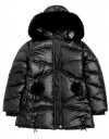 Παιδικό μπουφάν για κορίτσι parka , μαύρο, Regular Fit, 100% πολυεστέρας. Παιδικό μπουφάν για κορίτσι parka , μαύρο, Regular Fit, 100% πολυεστέρας.