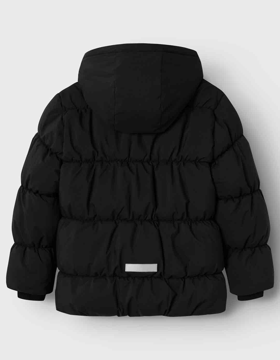 Μπουφάν κορίτσι για χειμώνα 8-14 ετών Name It Παιδικό μπουφάν κορίτσι μαύρο Name It 8-14 ετών