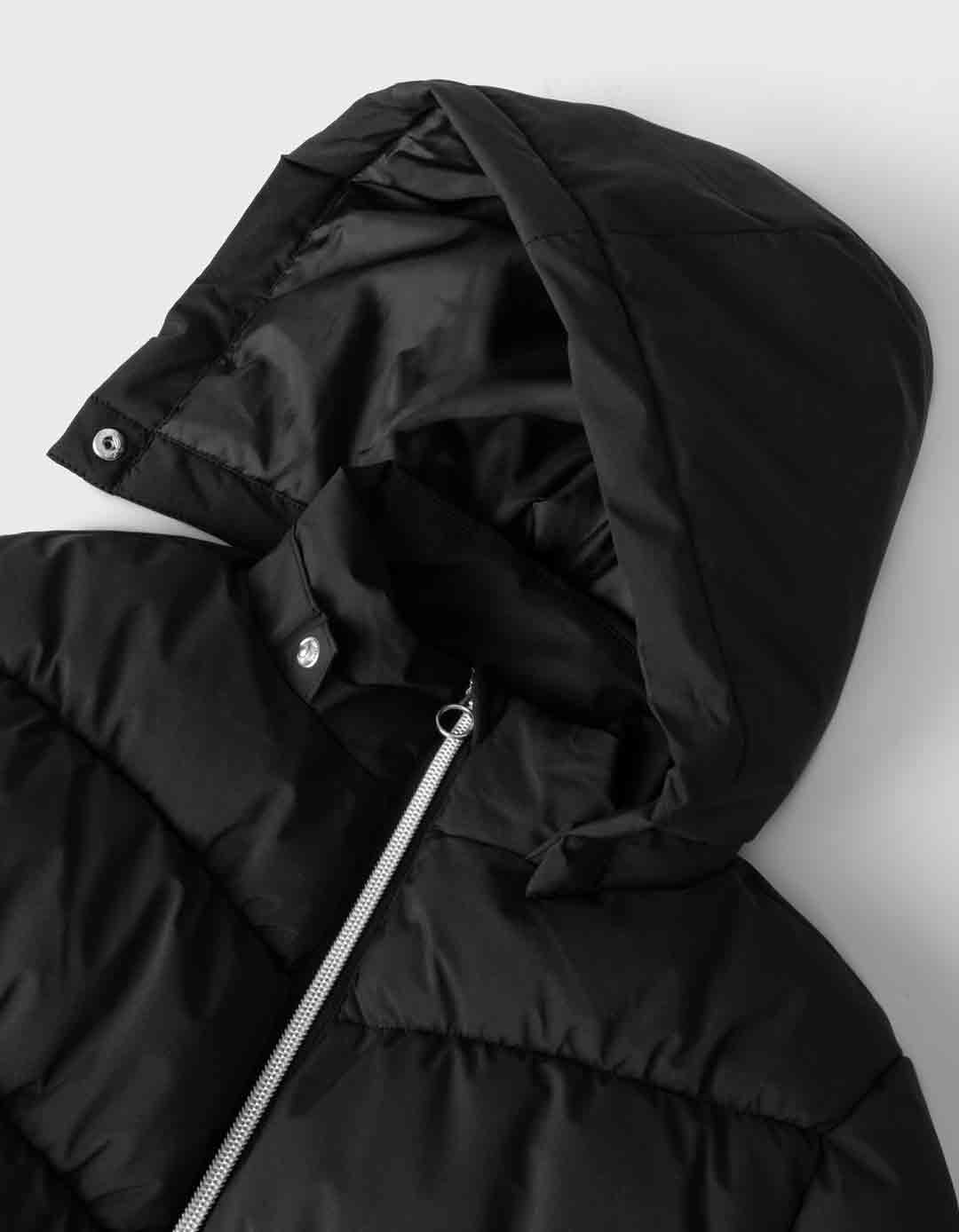 Μπουφάν κορίτσι για χειμώνα 8-14 ετών Name It Παιδικό μπουφάν κορίτσι μαύρο Name It 8-14 ετών