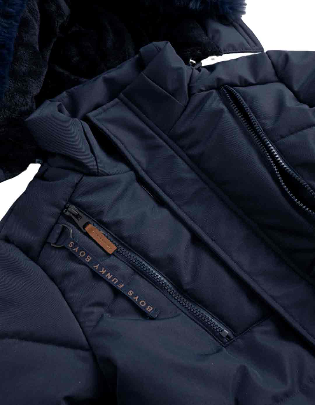 Παιδικό μπουφάν parka για αγόρι, μπλε, Regular Fit, 100% πολυεστέρας. Παιδικό μπουφάν parka για αγόρι, μπλε, Regular Fit, 100% πολυεστέρας.