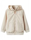 Παιδικό μπεζ μπουφάν με αφαιρούμενη κουκούλα για αγόρι