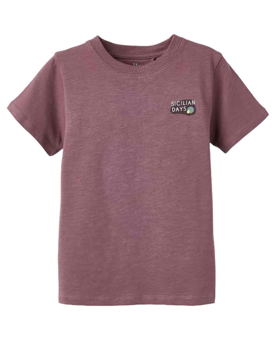 Παιδική κοντομάνική μπλούζα για αγόρι, slim fit, σάπιο μήλο , 100% βαμβάκι. Παιδική κοντομάνική μπλούζα για αγόρι, slim fit, σάπιο μήλο , 100% βαμβάκι.