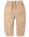 Παιδικό παντελόνι για βρεφικό κορίτσι, μπεζ, Slim Fit,100% βαμβάκι.