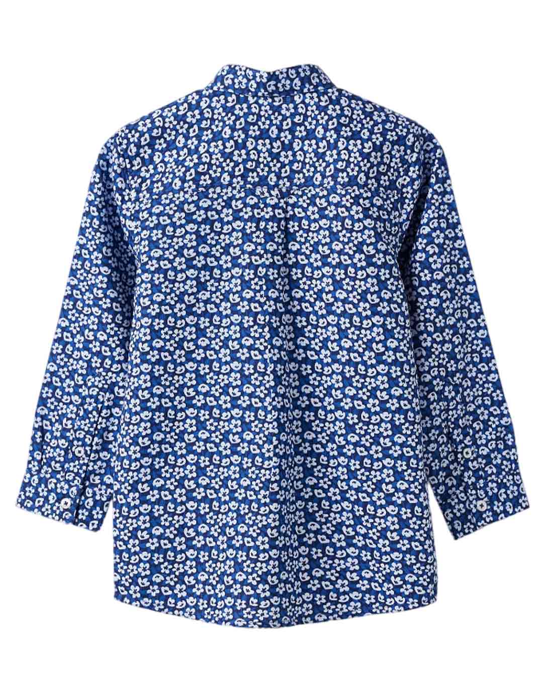 Παιδικό πουκάμισο Zippy μπλε λουλούδια μακρυμάνικο Παιδικό πουκάμισο Zippy αγόρι μπλε με λουλούδια