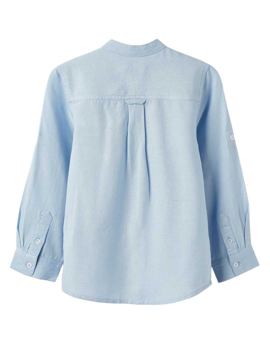 Παιδικό μακρυμάνικο λινό πουκάμισο για αγόρι, γαλάζιο, Slim Fit, 50% βισκόζη, 41% βαμβάκι, 9% λινό. Παιδικό μακρυμάνικο λινό πουκάμισο για αγόρι, γαλάζιο, Slim Fit, 50% βισκόζη, 41% βαμβάκι, 9% λινό.