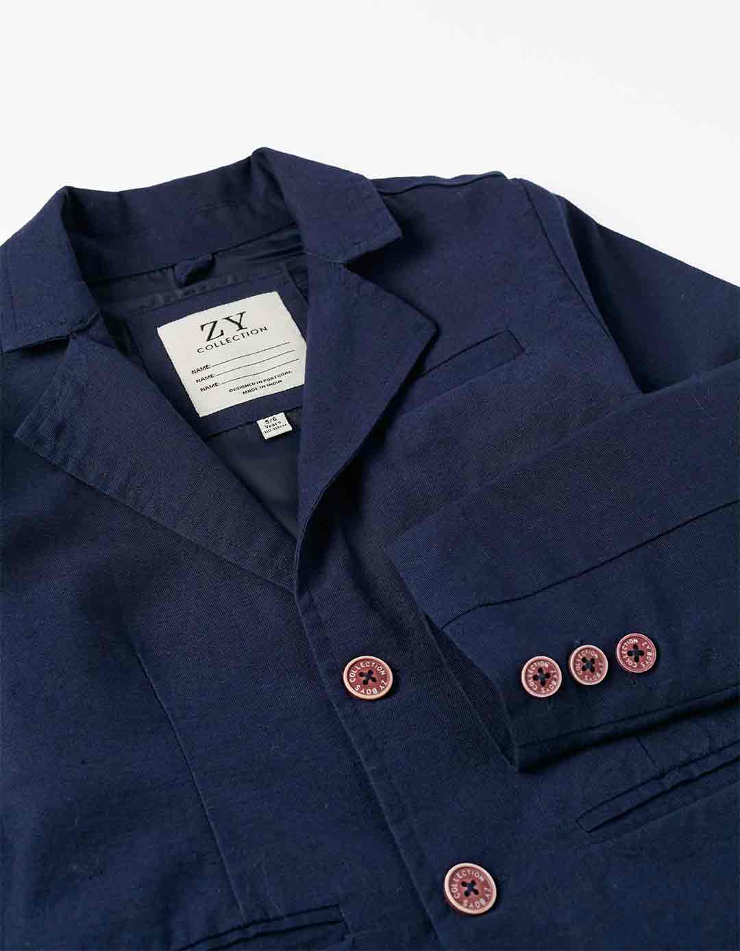 Παιδικό σακάκι μπλε για αγόρια Zippy άνοιξη καλοκαίρι