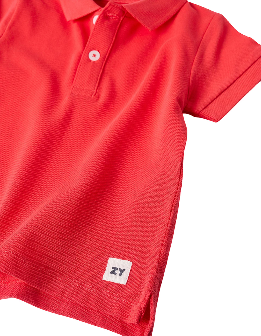 Παιδικό πόλο για αγόρι, κόκκινο, slim Fit, 100% βαμβάκι. Παιδικό πόλο για αγόρι, κόκκινο, slim Fit, 100% βαμβάκι.