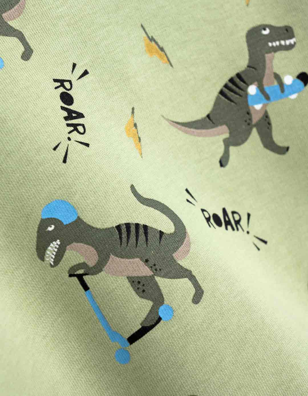 Βρεφικό σετ φόρμα για αγόρι, χακί- μαύρο, Regular Fit, 65% βαμβάκι-35% πολυεστέρας.