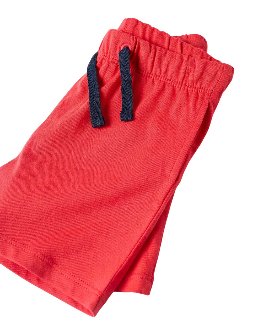 Παιδικό σετ για αγόρι με μπλούζα και σορτς, λευκό-κόκκινο, Slim Fit, 100% βαμβάκι.