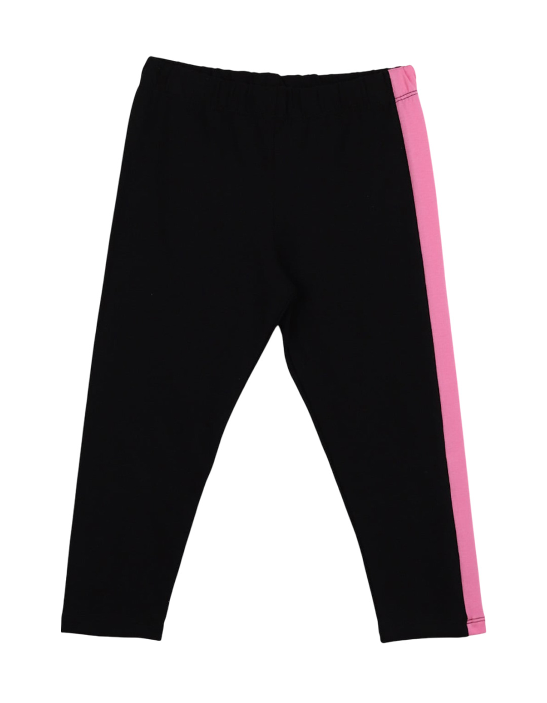 Παιδικό σετ για κορίτσι με μπλούζα και κολάν, ροζ-μαύρο, Regular Fit, 100% βαμβάκι. Παιδικό σετ για κορίτσι με μπλούζα και κολάν, ροζ-μαύρο, Regular Fit, 100% βαμβάκι.