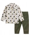 Βρεφικό σετ αγόρι FUNKY με πουκάμισο και παντελόνι 9-24 μηνών