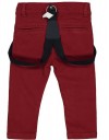 Παντελόνι για αγόρι με τιράντες μπορντό, Regular Fit, 81% βαμβάκι, 17% πολυεστέρας, 2% ελαστάνη. Παντελόνι για αγόρι με τιράντες μπορντό, Regular Fit, 81% βαμβάκι, 17% πολυεστέρας, 2% ελαστάνη.