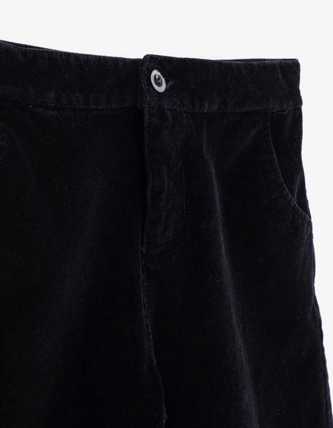 Παντελόνι κοτλέ για κορίτσι σε χρώμα μαύρο, Regular Fit, 98% βαμβάκι, 2% ελαστάνη. Παντελόνι κοτλέ για κορίτσι σε χρώμα μαύρο, Regular Fit, 98% βαμβάκι, 2% ελαστάνη.