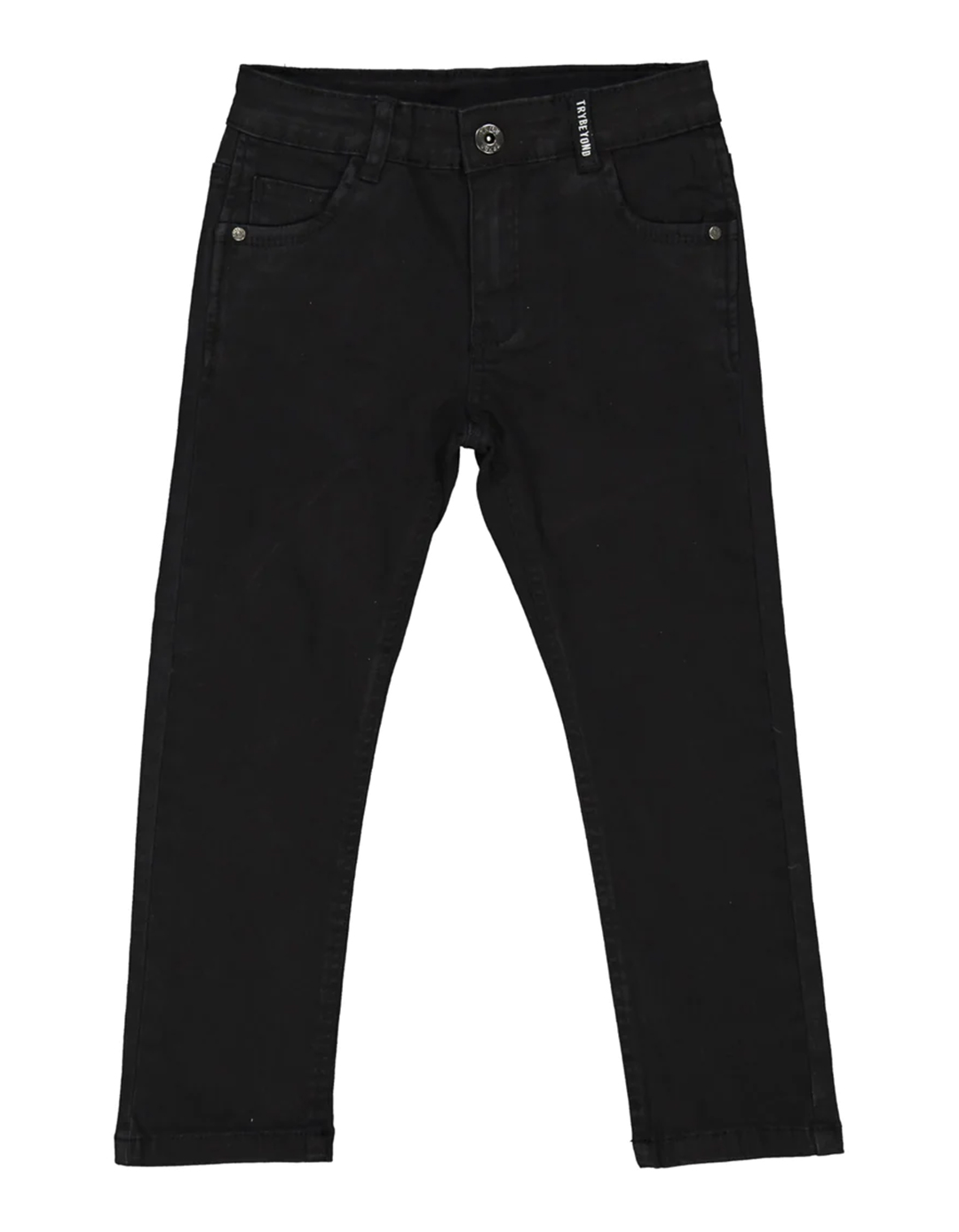 Παντελόνι για αγόρι, μαύρο, Regular Fit, 98% βαμβάκι, 2% ελαστάνη. Παντελόνι για αγόρι, μαύρο, Regular Fit, 98% βαμβάκι, 2% ελαστάνη.