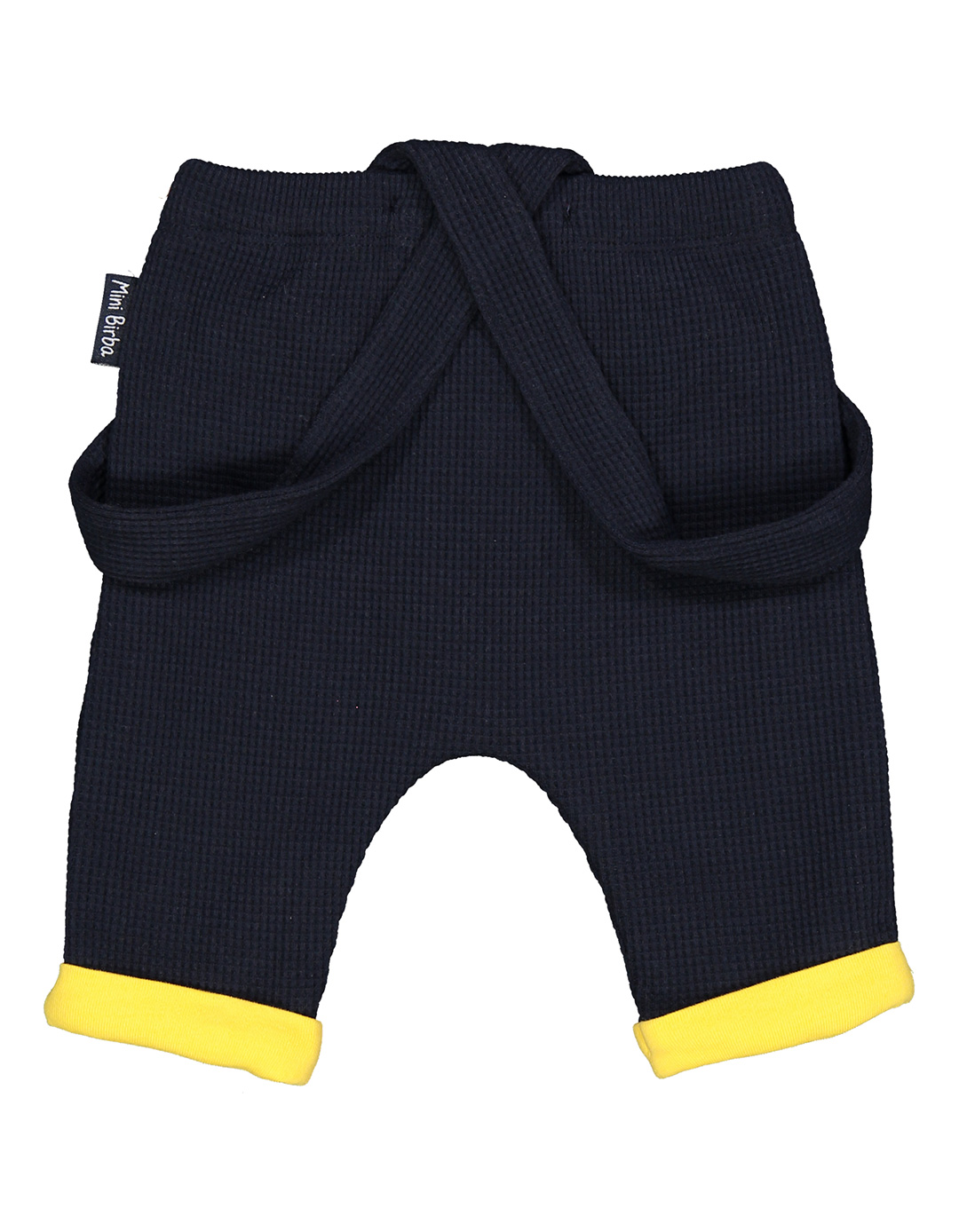 Παιδικό βρεφικό παντελόνι με τιράντες για αγόρι,Regular Fit, καφέ, 65% pol 35% cotton.