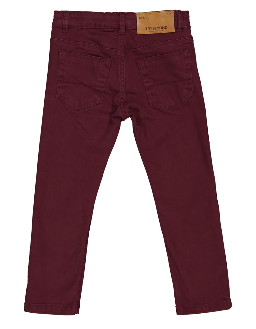 Παντελόνι για αγόρι, μπορντό, Regular Fit, 98% βαμβάκι, 2% ελαστάνη. Παντελόνι για αγόρι, μπορντό, Regular Fit, 98% βαμβάκι, 2% ελαστάνη.