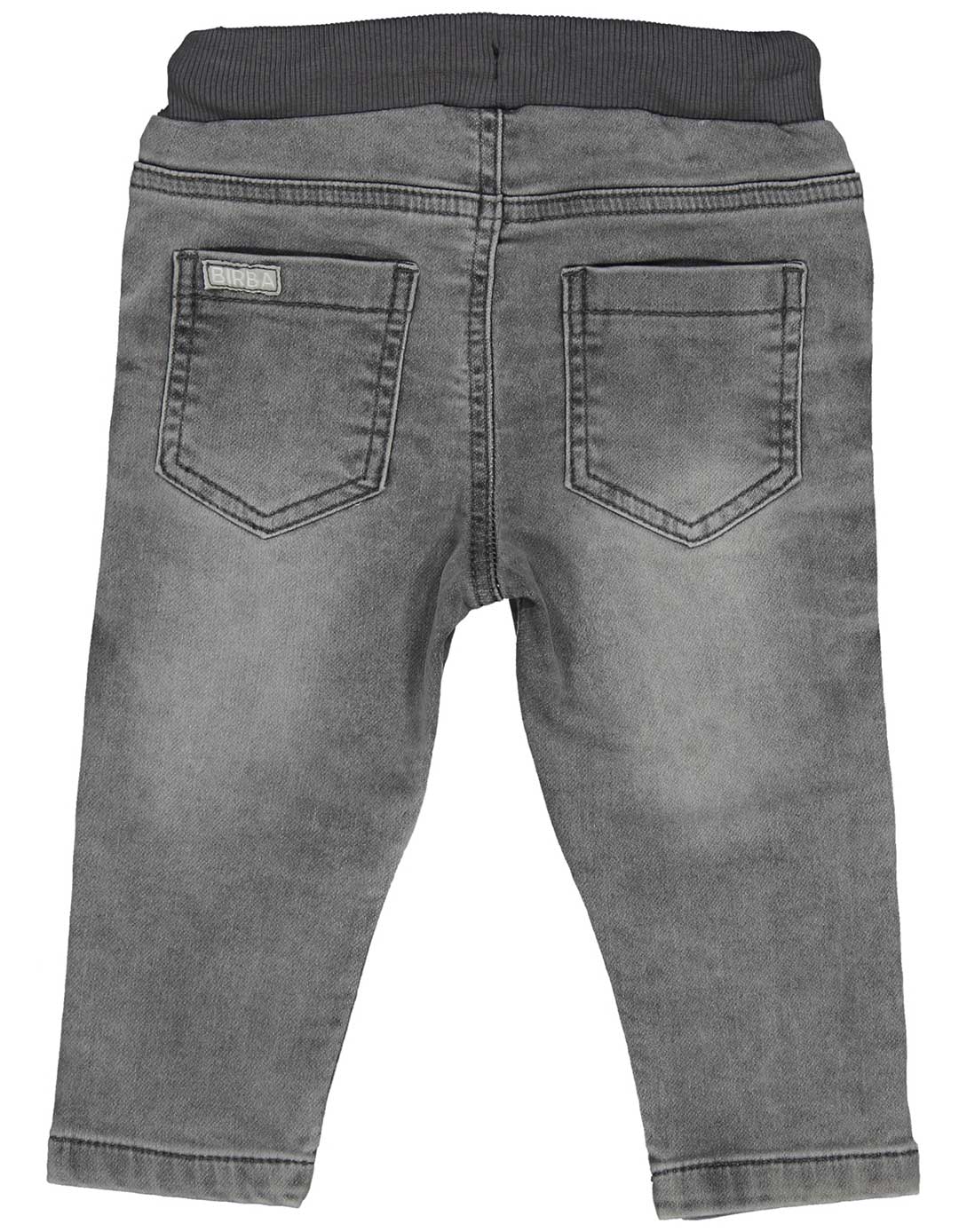 Παντελόνι τζιν fleece για αγόρι με λάστιχο στην μέση, γκρι, Regular Fit, 79% βαμβάκι, 20% πολυεστέρας, 1% ελαστάνη.