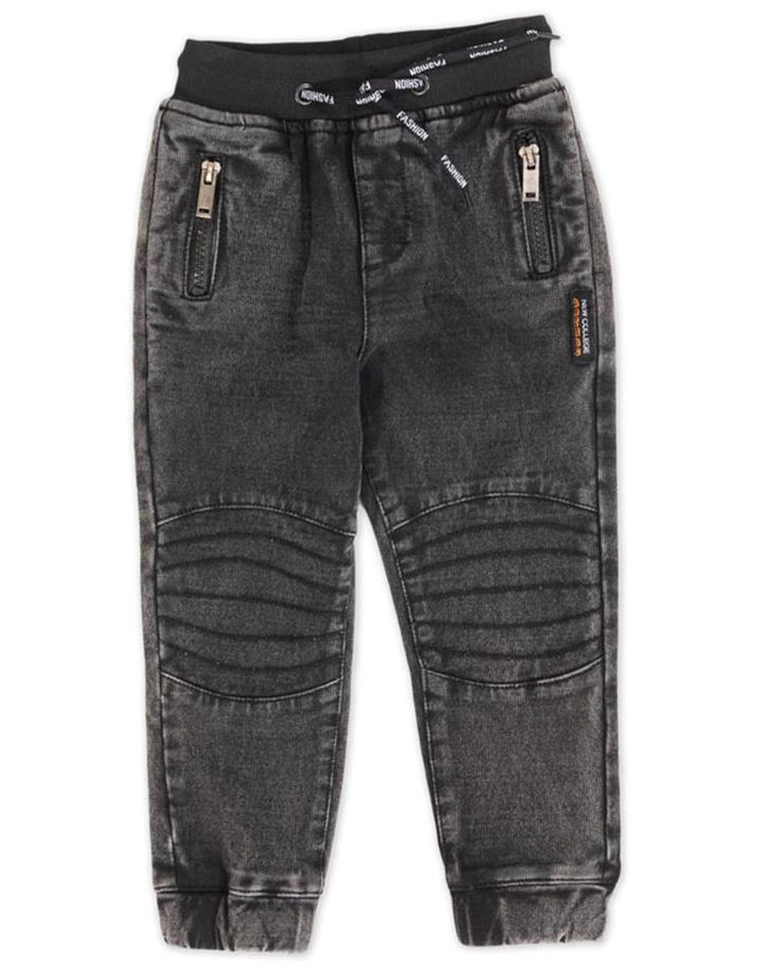 Παιδικό παντελόνι τζιν cargo για αγόρι μαύρο, Slim Fit, 98%βαμβάκι, 2% ελαστάνη. Παιδικό παντελόνι τζιν cargo για αγόρι μαύρο, Slim Fit, 98%βαμβάκι, 2% ελαστάνη.