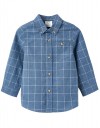 Πουκάμισο καρό για αγόρι, μπλε, Slim Fit, 100% βαμβάκι. Πουκάμισο καρό για αγόρι, μπλε, Slim Fit, 100% βαμβάκι.