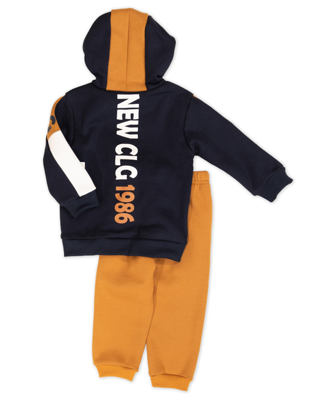 Σετ για αγόρι με κουκούλα, μπλε, Regular Fit, 80% βαμβάκι, 20% πολυεστέρας. Σετ για αγόρι με κουκούλα, μπλε, Regular Fit, 80% βαμβάκι, 20% πολυεστέρας.