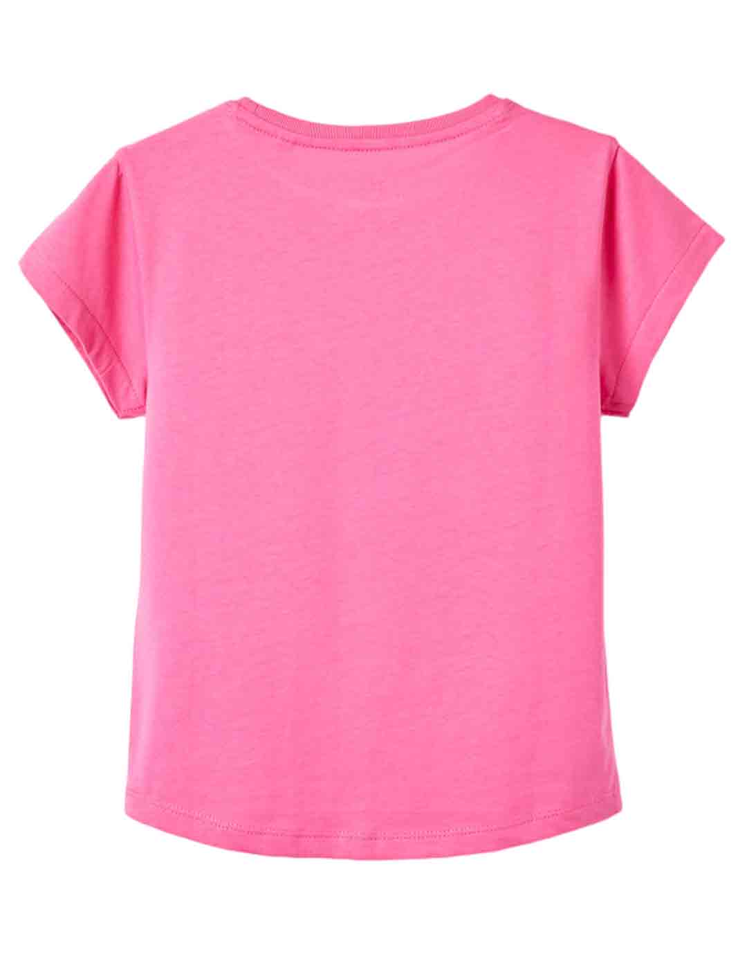  Δύο μπλουζάκια για κορίτσι, ροζ/πράσινο, Slim Fit, 100% βαμβάκι.