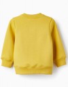 Βαμβακερό φούτερ για αγόρια, κίτρινο, Slim Fit, 71% βαμβάκι, 29% πολυεστέρας.