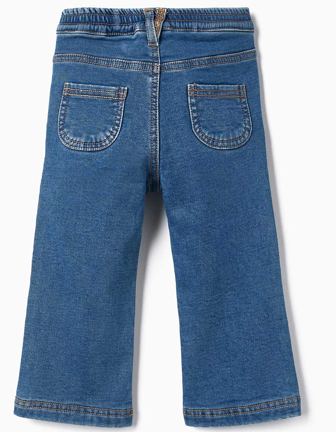 Βρεφικό τζιν παντελόνι για κορίτσι, μπλε.