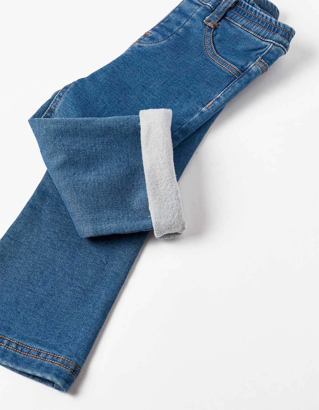 Βρεφικό τζιν παντελόνι για κορίτσι, μπλε.