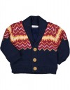 Πλεκτή ζακέτα για αγόρι με πολύχρωμο σχέδιο Birba