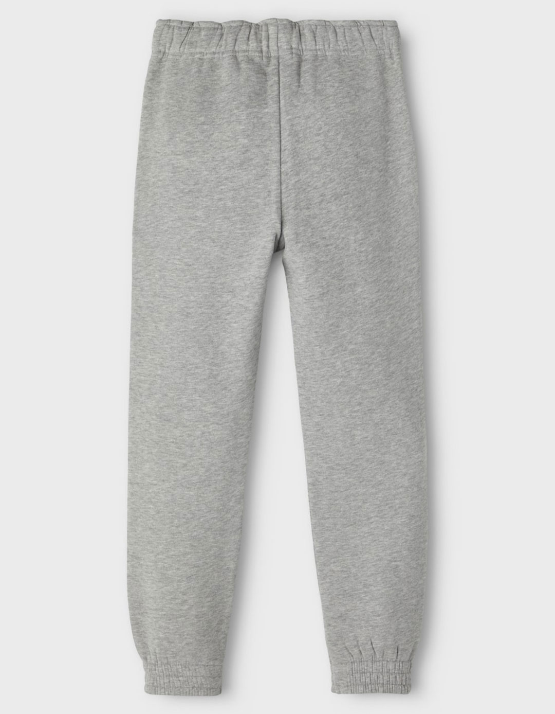 Παντελόνι φόρμας φούτερ για αγόρι, γκρι μελανζέ, Regular Fit, 80% βαμβάκι,20% πολυεστέρας.