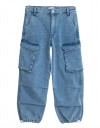 Παντελόνι cargo τζιν για κορίτσι 98% COTTON-2% ELASTAN.Regular Fit.
