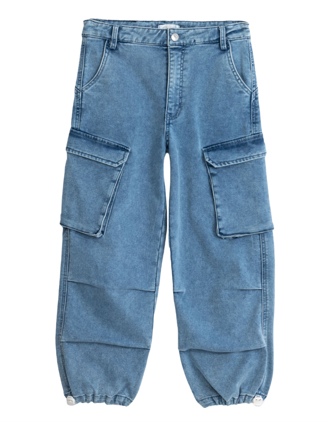 Παντελόνι cargo τζιν για κορίτσι 98% COTTON-2% ELASTAN.Regular Fit. Παντελόνι cargo τζιν για κορίτσι 98% COTTON-2% ELASTAN.Regular Fit.